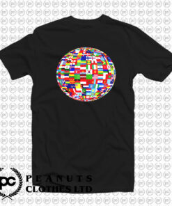 Globe Flag Map T Shirt