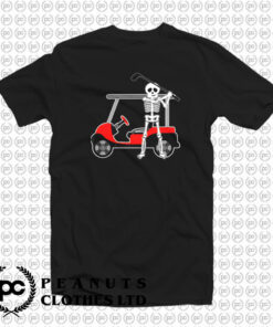 Golfer Skeleton T Shirt