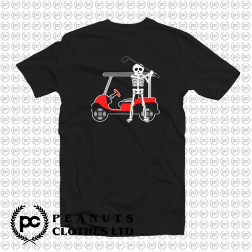 Golfer Skeleton T Shirt