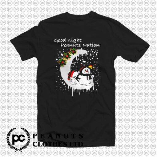 Good Night Peanuts Nation T Shirt