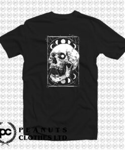 Gothic Skull Moon Phases T Shirt