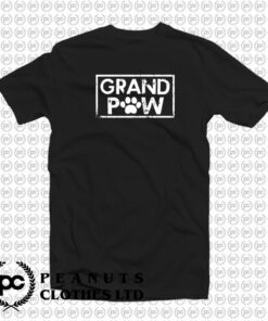 Grand Paw Dog Owner Grandpa Fathers Day T Shirt