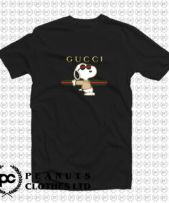 Gucci Stripe Stay Snoopy Stylish T Shirt