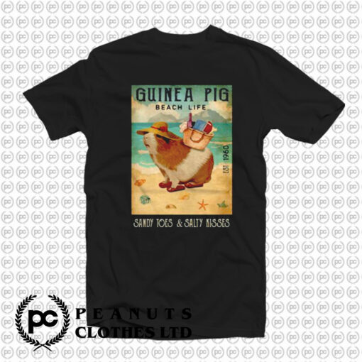 Guinea Pig Beach Life T Shirt