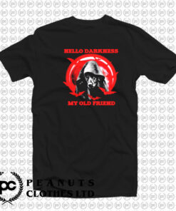 Halloween Dogs Hello darkness my old friend T Shirt