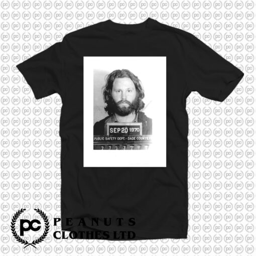 JIM MORRISON MUGSHOT T Shirt