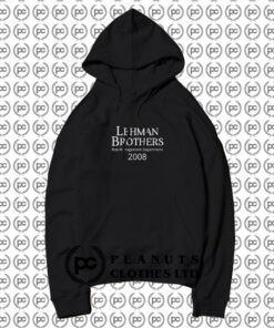 Lehman Brothers Risk Management Department 2008 Hoodie