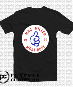 Mac Miller Most Dope Circle Logo T Shirt