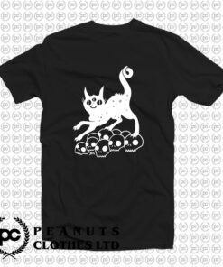 Magic Cat On Skulls T Shirt