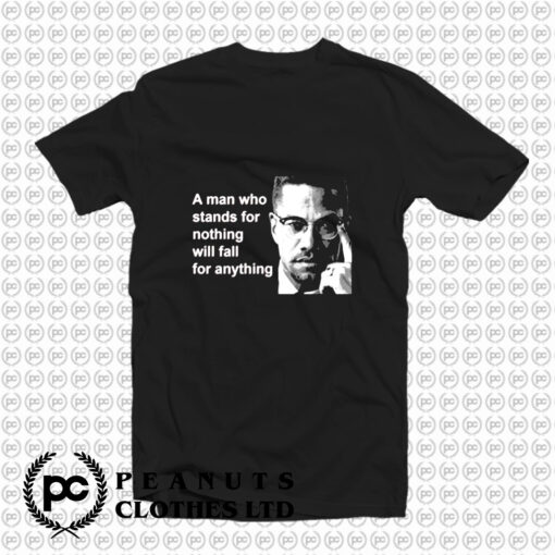 Malcolm X Black Panthers Party Civil Human Rights T Shirt