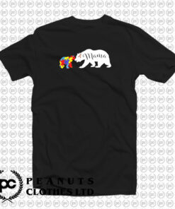 Mama Bear Autism Awareness T Shirt