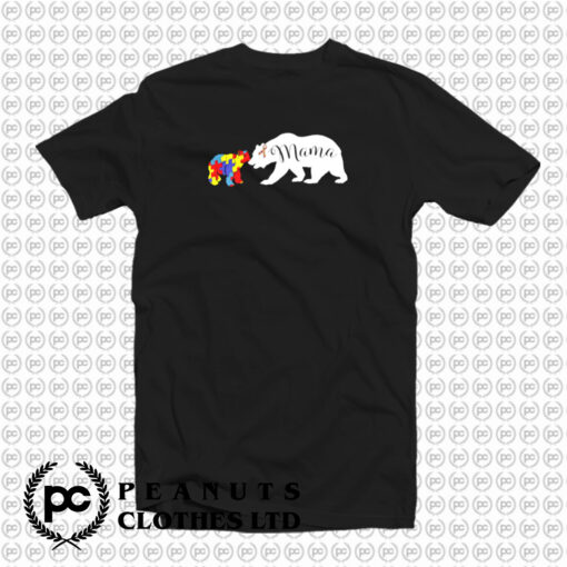 Mama Bear Autism Awareness T Shirt