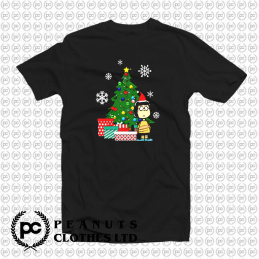 Marcie Peanuts Around The Christmas Tree T Shirt