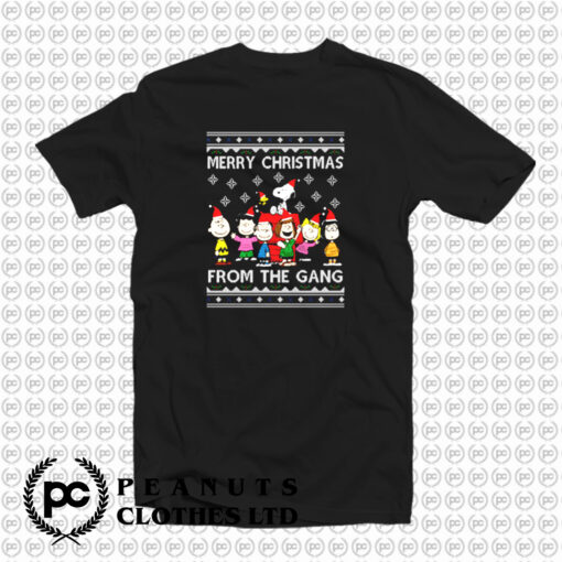 Merry Christmas From The Peanuts Gang T Shirt