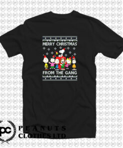 Merry Christmas The Peanuts Gang T Shirt