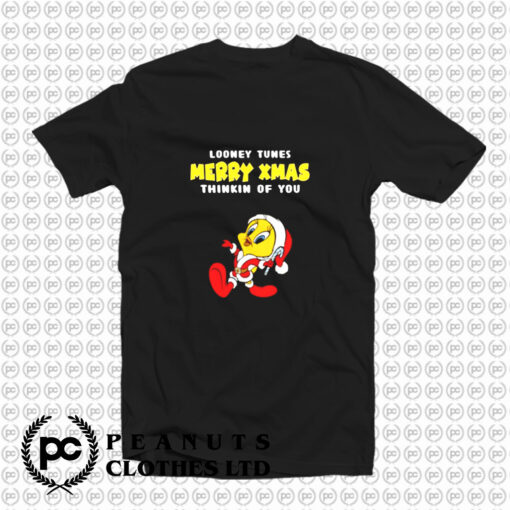 Merry Christmas With Funny Looney Tunes T Shirt