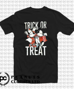 Mickey And Minnie Trick or Treat Halloween T Shirt