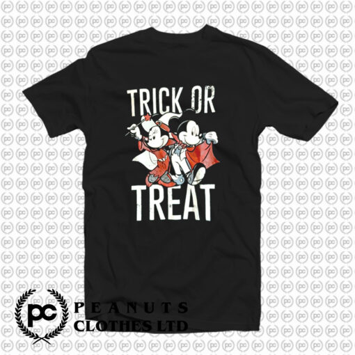 Mickey And Minnie Trick or Treat Halloween T Shirt