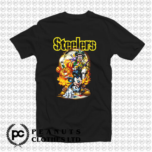 Mickey Mouse Halloween Pittsburgh Steelers T Shirt