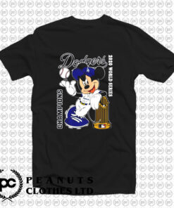 Mickey Mouse LA Dodgers 2022 World Series Champions T Shirt