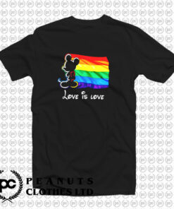 Mickey Mouse Lgbt Pride Love Is Love T Shirt