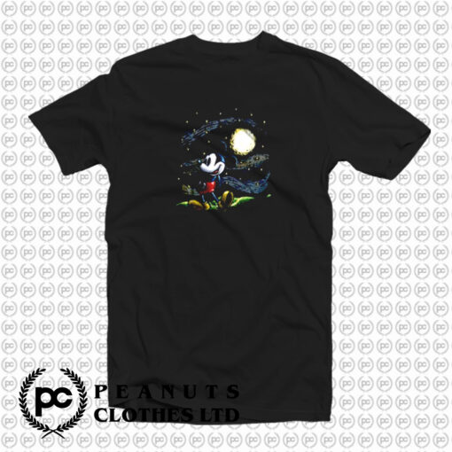 Mickey Mouse Starry Night T Shirt