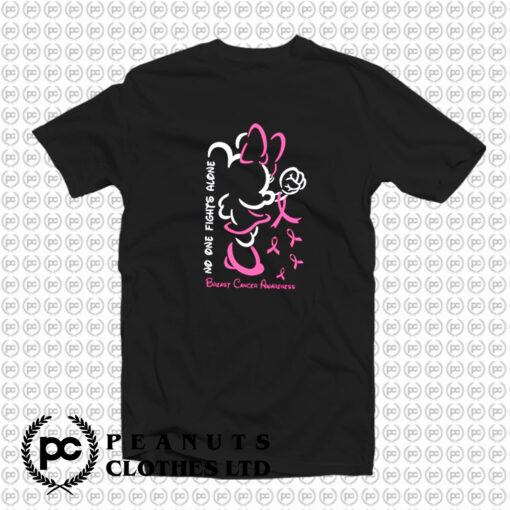 Minnie Breast Cancer Awareness T Shirt