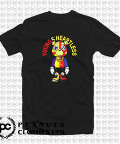 Misunderstood Bear Toon Young Heartless T Shirt