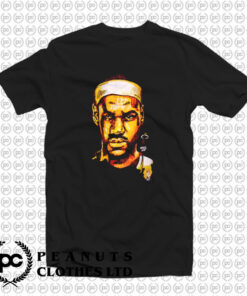 NBA Miami Head James Lebron Graphic T Shirt