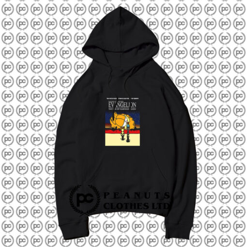 Neon Genesis Evangelion Garfield Meme Hoodie