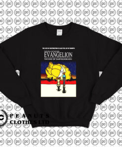 Neon Genesis Evangelion Garfield Meme Sweatshirt