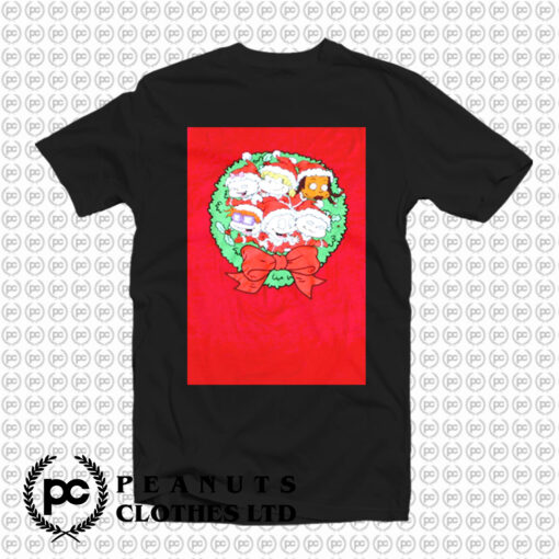 Nickelodeon Rugrats Christmas Cartoon T Shirt