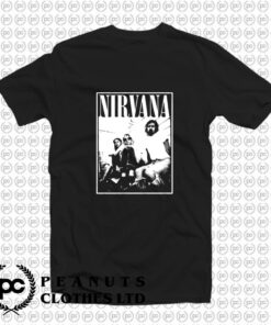 Nirvana Kurt Cobain Dave Grohl Group Photo T Shirt