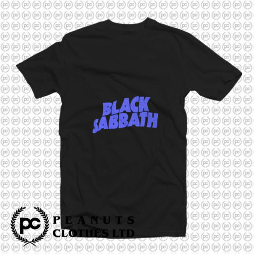 Official Black Sabbath Purple Logo T Shirt