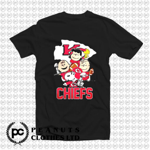 Official Kansas City Chiefs Peanuts T Shirt