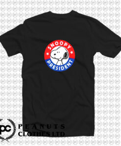 Peanuts Snoopy For President T Shirt