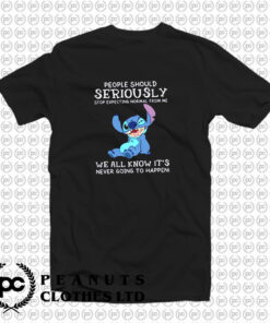 People Should Not Expecting Normal From Me Stitch T Shirt