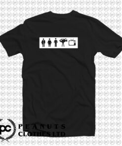 Person Woman Man Camera TV Cognitive Test T Shirt