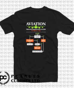 Pilot Airplane Aviation Troubleshooting Guide T Shirt