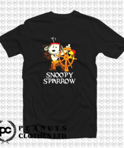 Pirates Of The Caribbean Captain Snoopy Sparrow T Shirt