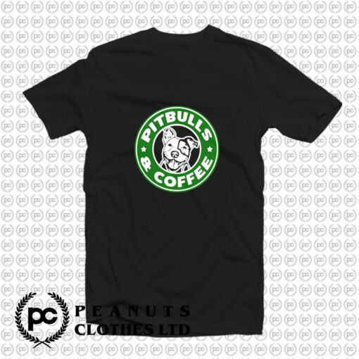 Pitbulls and Coffee T Shirt