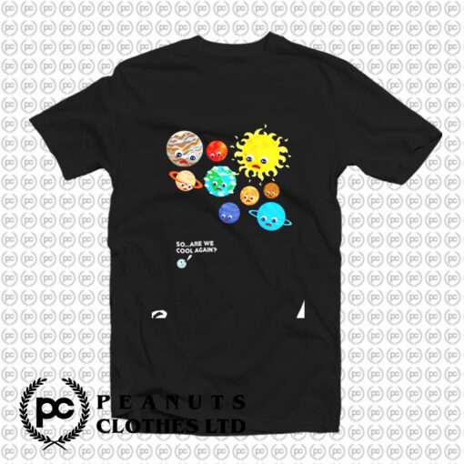 Pluto Planet Solar System Dwarf Planets Space Astronaut T Shirt