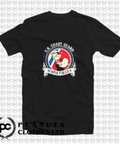 Popeye US Coast Guard Semper Paratu T Shirt