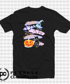 Pumpkin Black Cat Halloween T Shirt