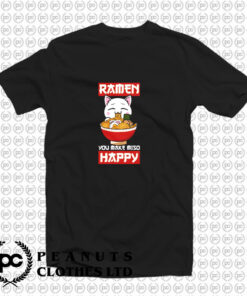 Ramen Cat Japanese T Shirt