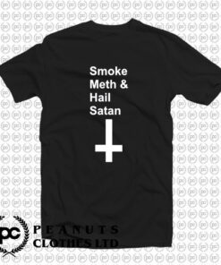 Reality Glitch Smoke Meth Hail Satan T Shirt