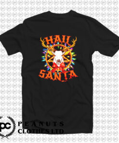 Reindeer with Pentagram and Christmas Lights T Shirt