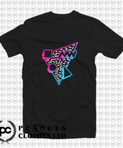 Retro 80s Neon Memphis Style T Shirt