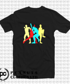 Retro Baseball Poses T Shirt