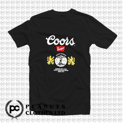 Retro Coors Beer T Shirt